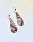 Lace Agate Teardrops