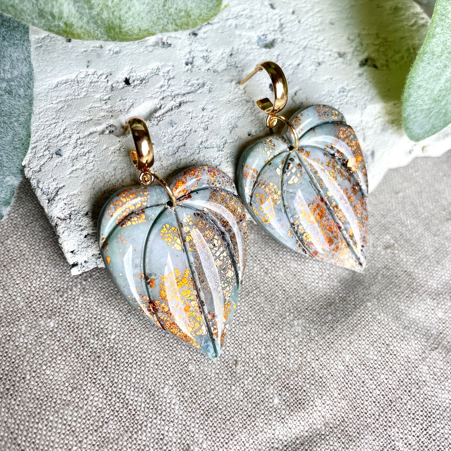 Rusted Sage Leafies