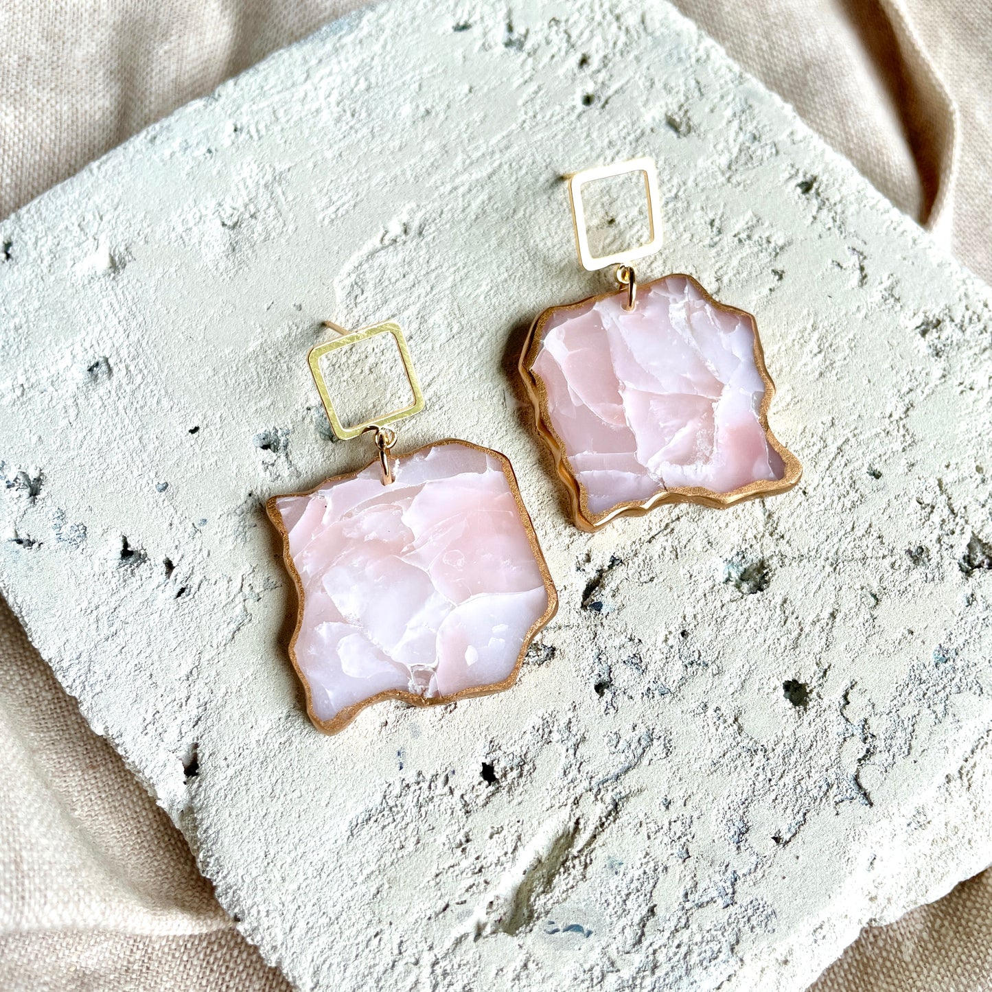 Light Pink Agate Mini Coasters