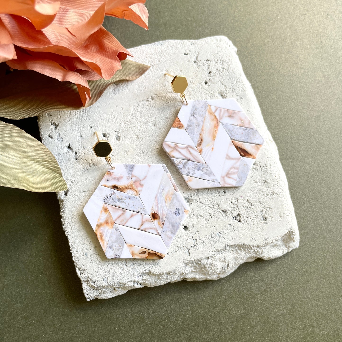 Neutral Herringbone Tile