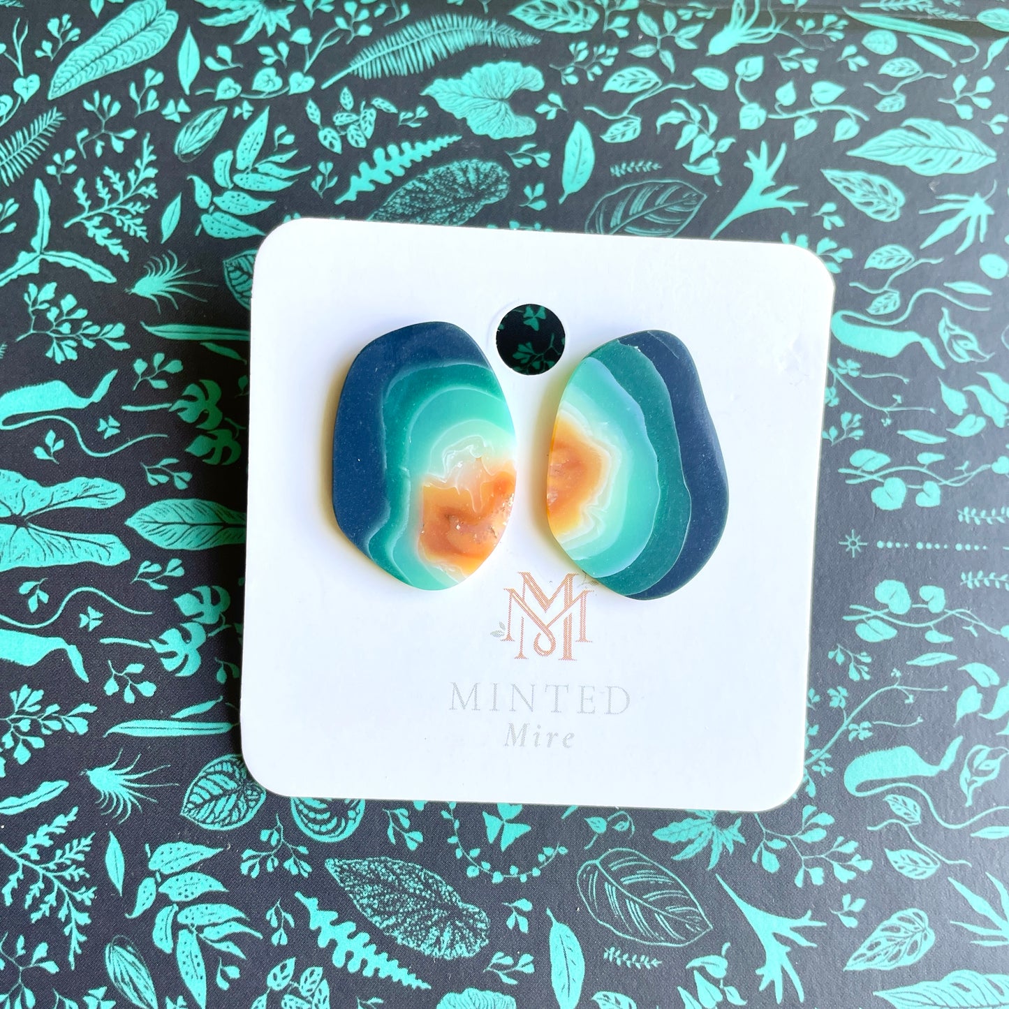 The Elemental Agate Stud