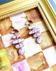 Lavender Organic Stone Stack