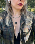 Overgrowth Skulls Necklace Charm PREORDERS