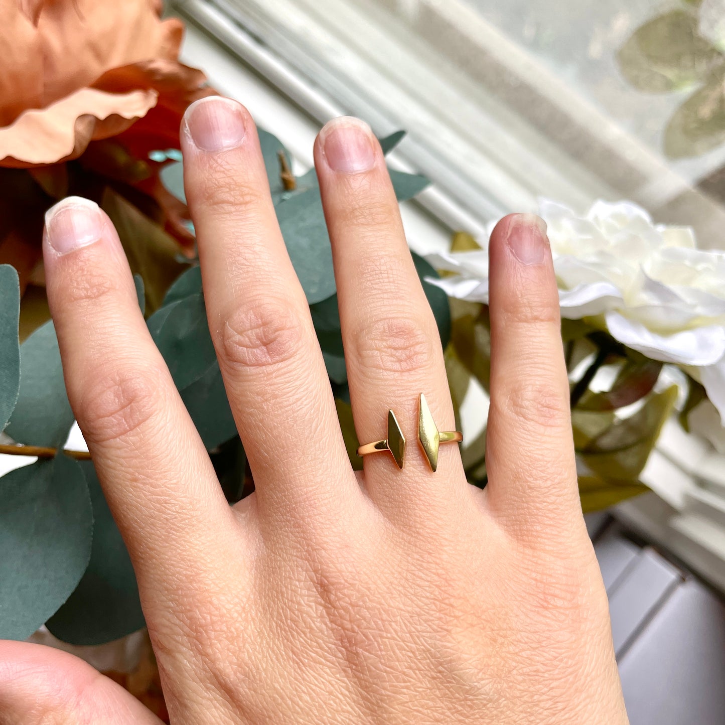 Gold-Filled Double Bar Ring
