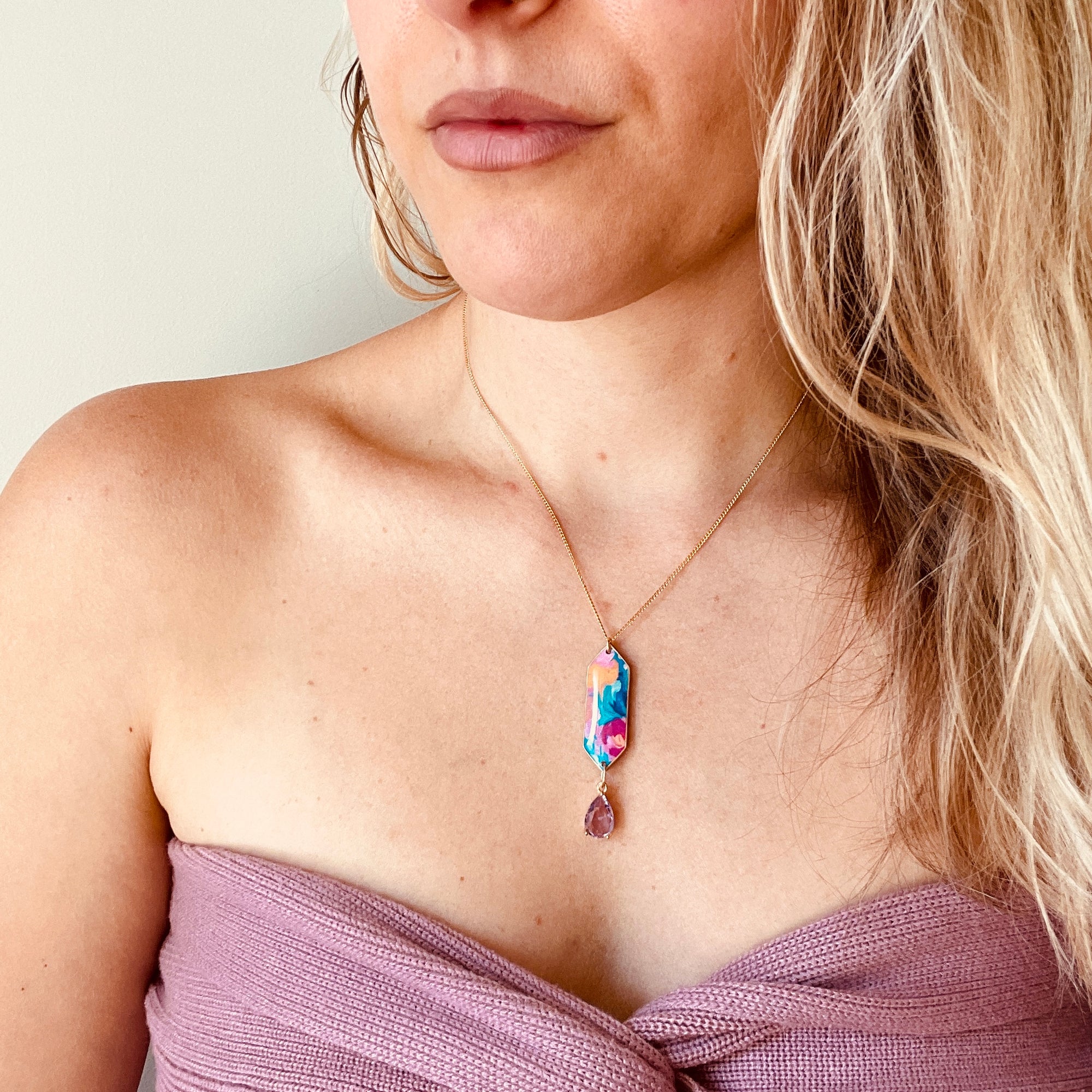 Vivid Mosaic Necklace