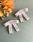 White & Copper Flora Bows PREORDERS